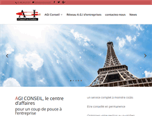 Tablet Screenshot of gestion-agi.fr